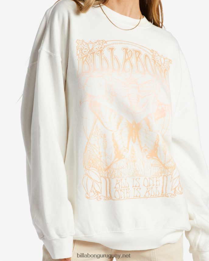 paseo en sudadera extragrande con cuello redondo mujer cristal de sal DR68442053 Billabong
