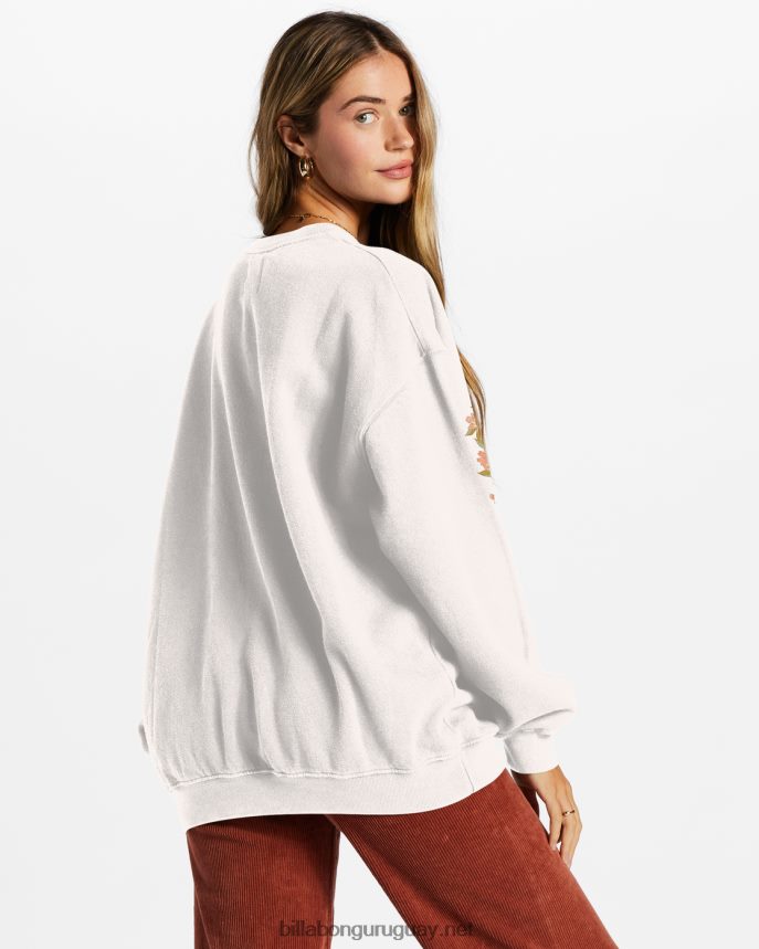 paseo en sudadera extragrande con cuello redondo mujer cristal de sal DR68442077 Billabong