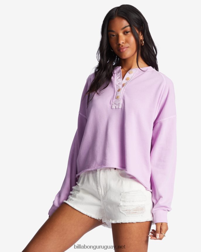 sigue hablando sudadera mujer sueño lila DR68441970 Billabong