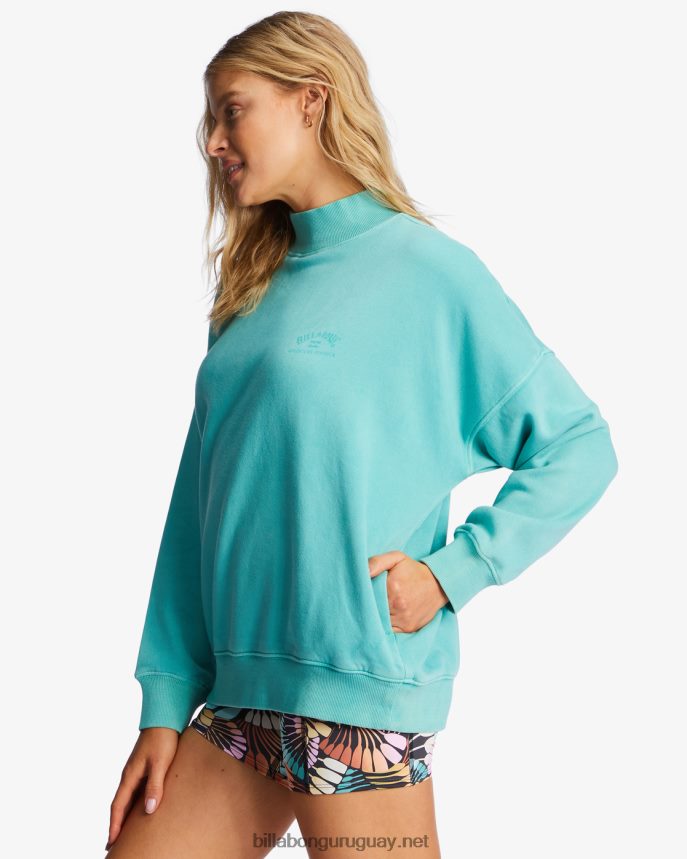 sudadera a/div canyon con cuello alzado mujer laguna DR68442187 Billabong