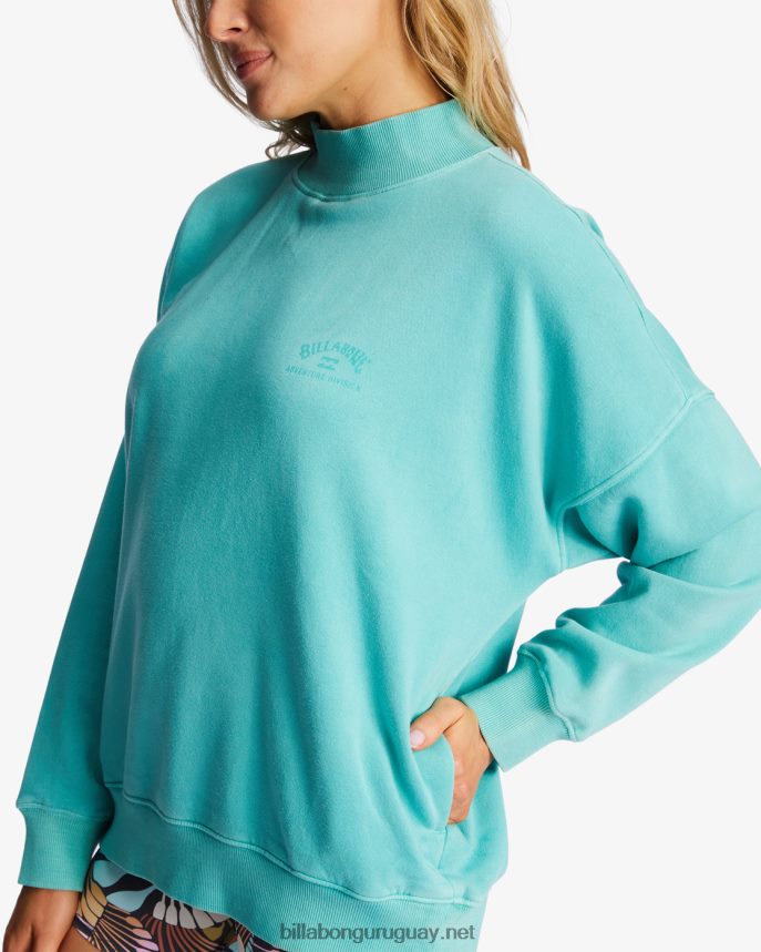 sudadera a/div canyon con cuello alzado mujer laguna DR68442187 Billabong