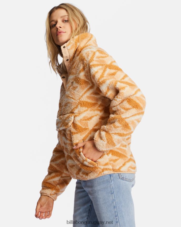 sudadera a/div con cuello simulado mujer andar con cuidado DR68442233 Billabong