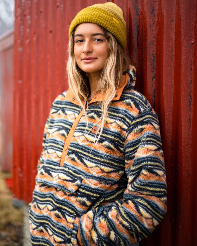 sudadera a/div con cuello simulado mujer horizonte azul DR68442236 Billabong
