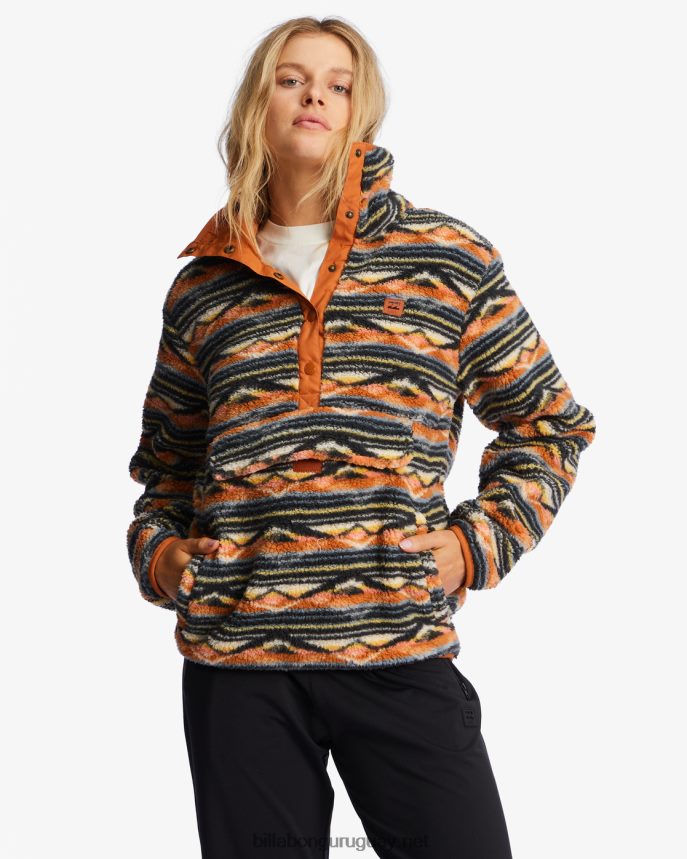 sudadera a/div con cuello simulado mujer horizonte azul DR68442236 Billabong