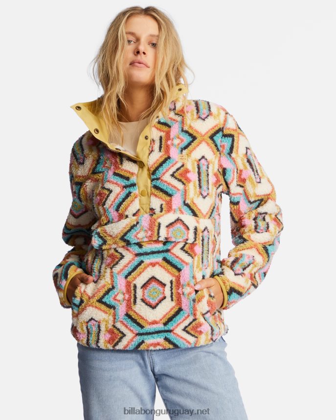 sudadera a/div con cuello simulado mujer oliva DR68441993 Billabong