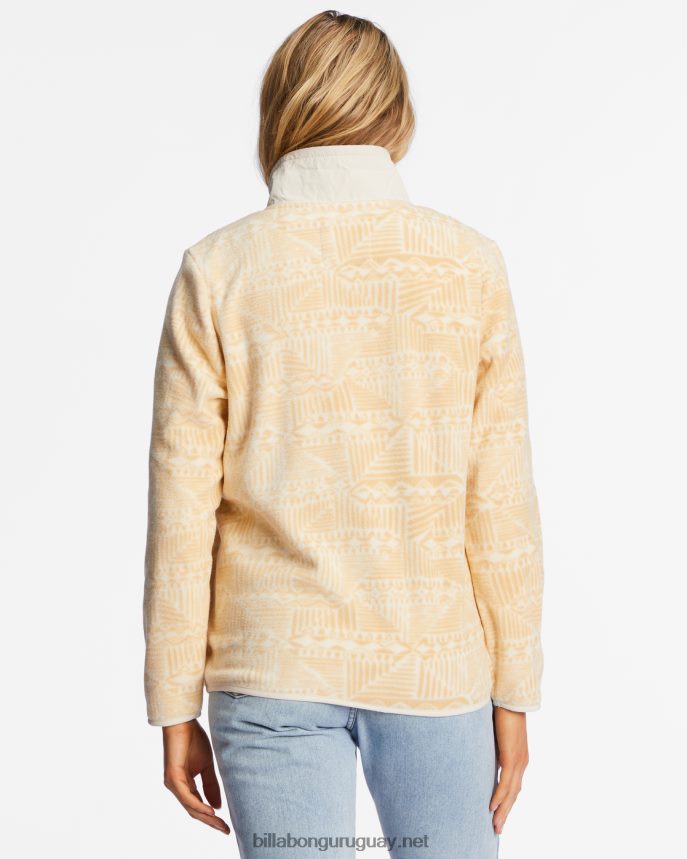 sudadera con cuello alzado mujer arena del desierto DR68441928 Billabong