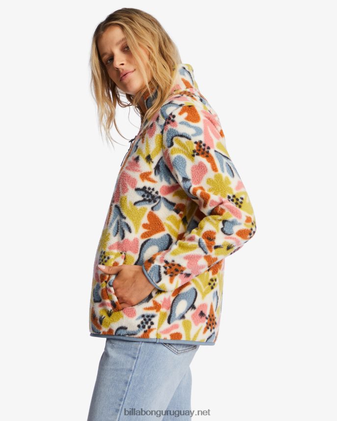 sudadera con media cremallera a/div border mock 3 mujer multi DR68442232 Billabong