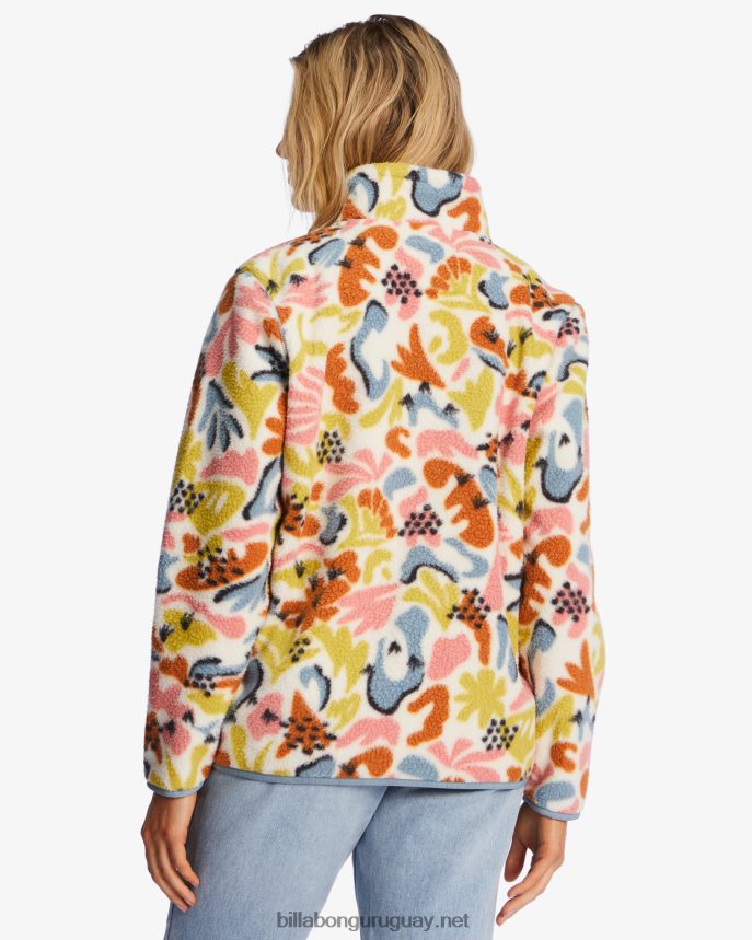 sudadera con media cremallera a/div border mock 3 mujer multi DR68442232 Billabong