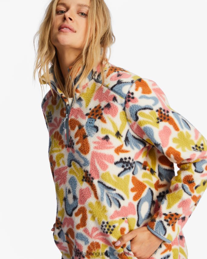 sudadera con media cremallera a/div border mock 3 mujer multi DR68442232 Billabong