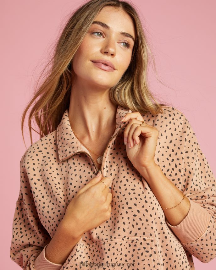 sudadera sin cierre con media cremallera Lazy Mornings mujer broncearse DR68442235 Billabong