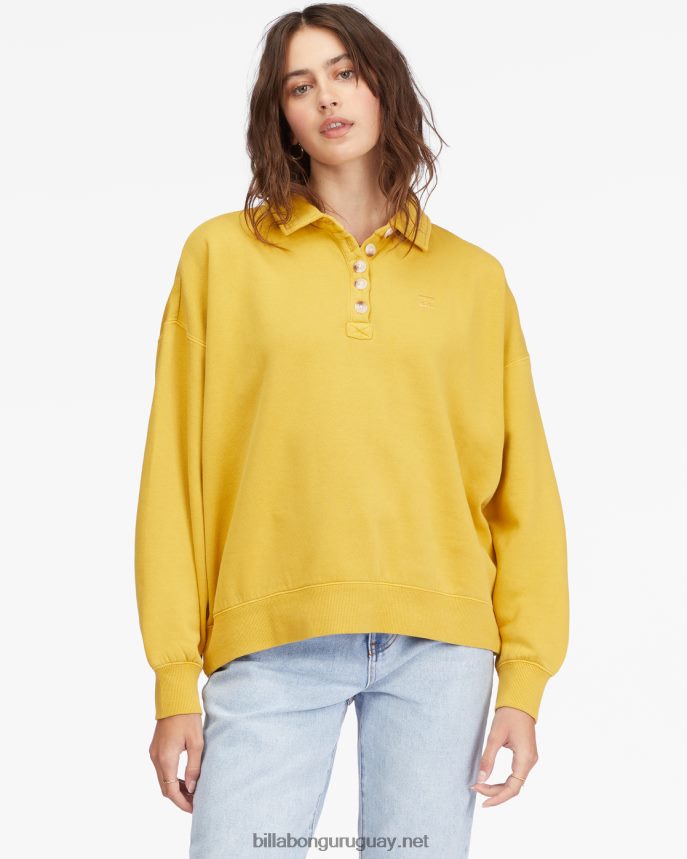 tiempo perdido sudadera con capucha mujer toque dorado DR68442259 Billabong
