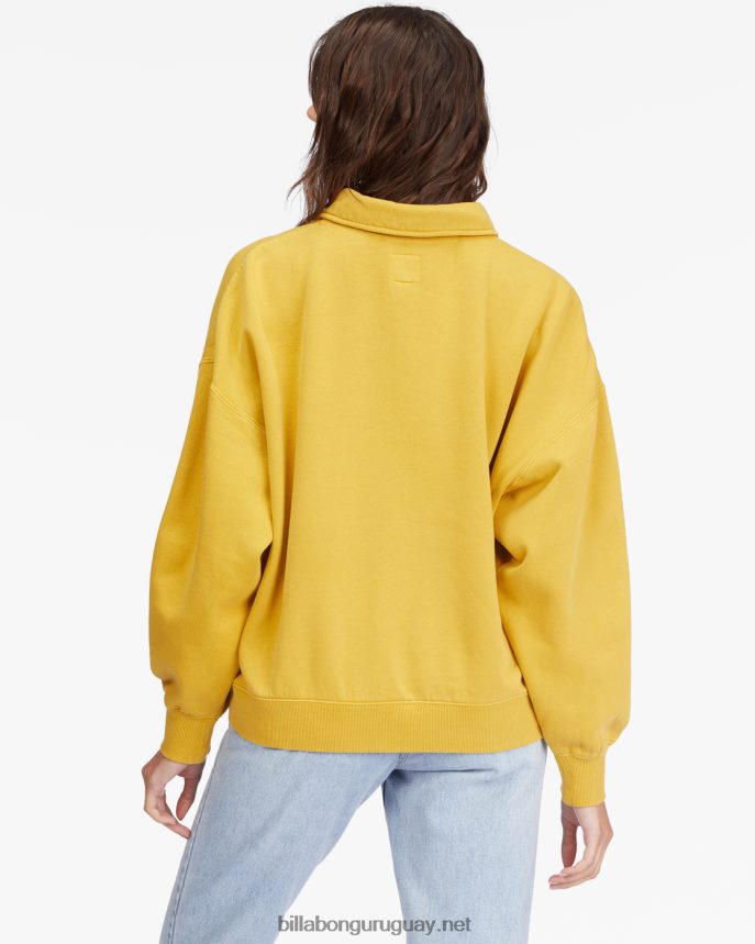 tiempo perdido sudadera con capucha mujer toque dorado DR68442259 Billabong