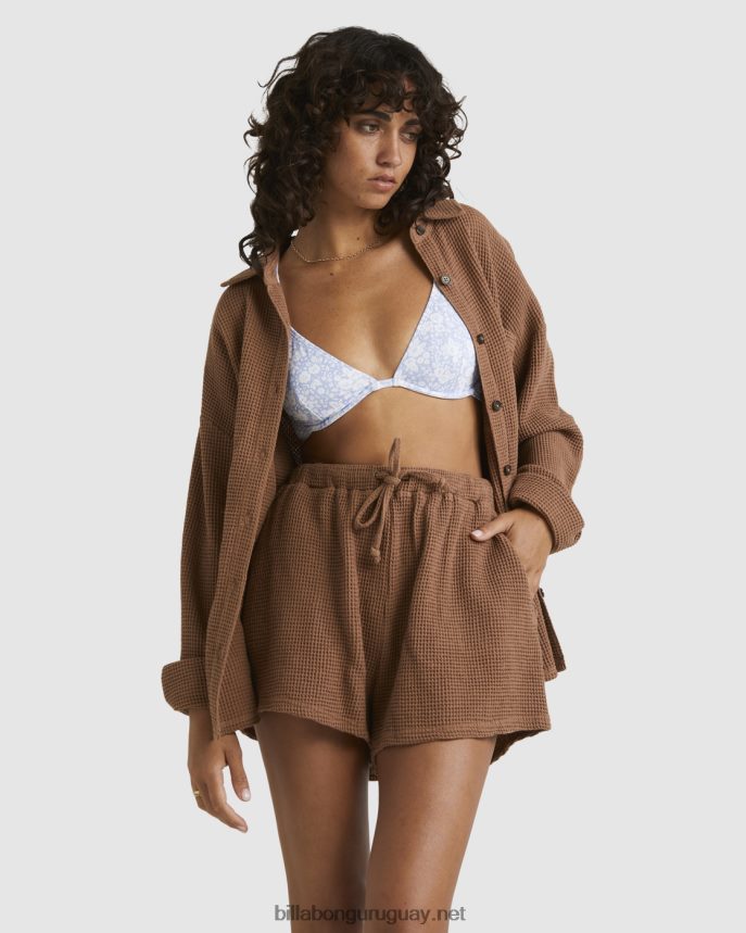 bloqueado en tu camisa de manga larga mujer cacao DR68442001 Billabong