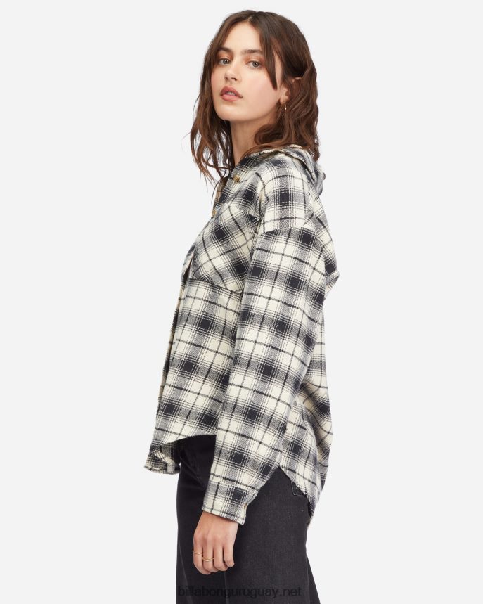 camisa abotonada de manga larga easy breezy mujer apagado negro DR68442242 Billabong