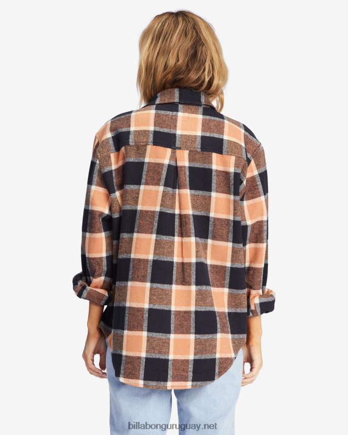 camisa de franela extragrande con botones mujer broncearse DR68442217 Billabong
