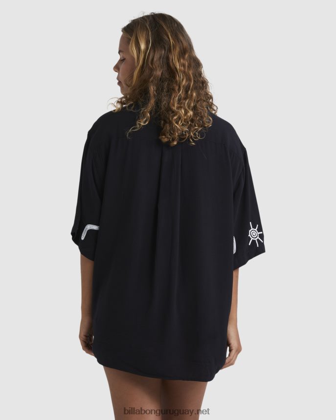 camisa de manga corta boomerang de otis mujer negro DR68441992 Billabong