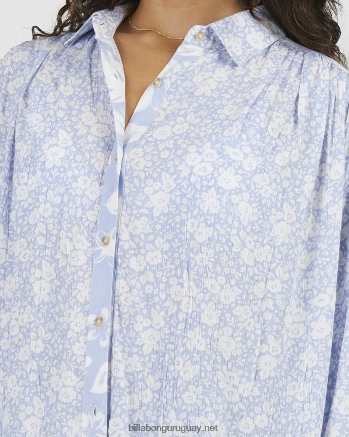 camisa de manga larga con campana azul mujer azul DR68441984 Billabong