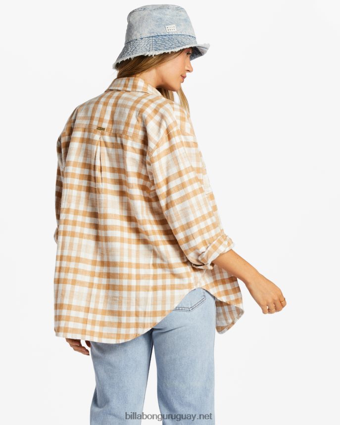 camisa de manga larga tan feliz mujer trufa DR68442076 Billabong
