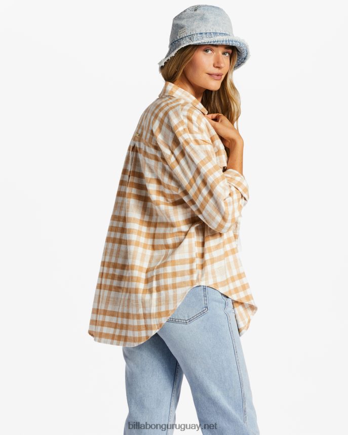camisa de manga larga tan feliz mujer trufa DR68442076 Billabong