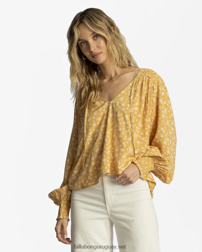 camisa de noche mujer dorado DR68442204 Billabong