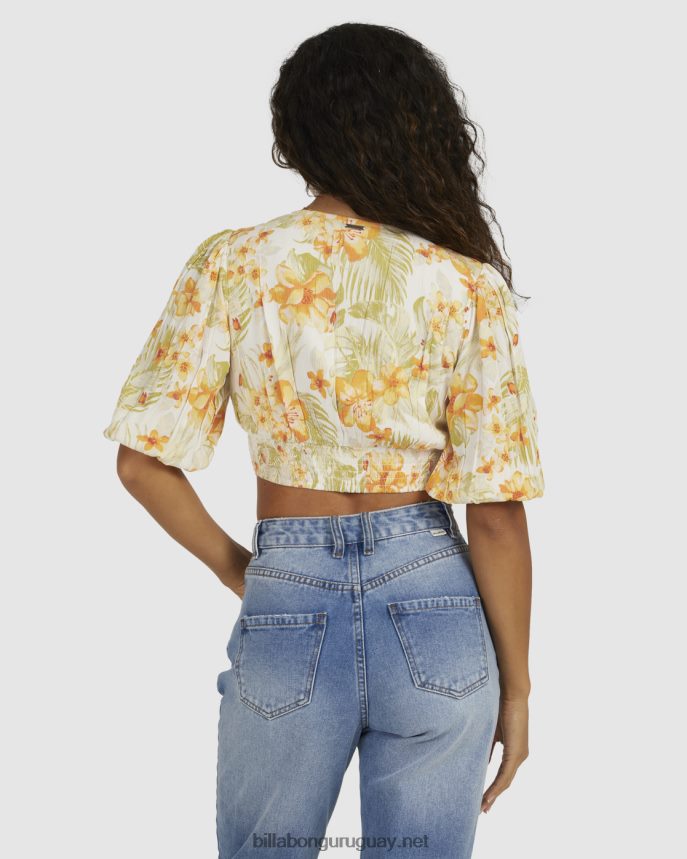 camisa floral con parte superior utopía mujer cristal de sal DR68442158 Billabong