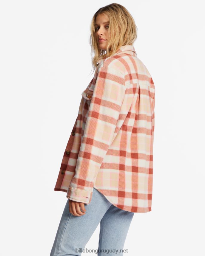 chamarra de franela polar forge a/div mujer besa la tierra DR68441965 Billabong
