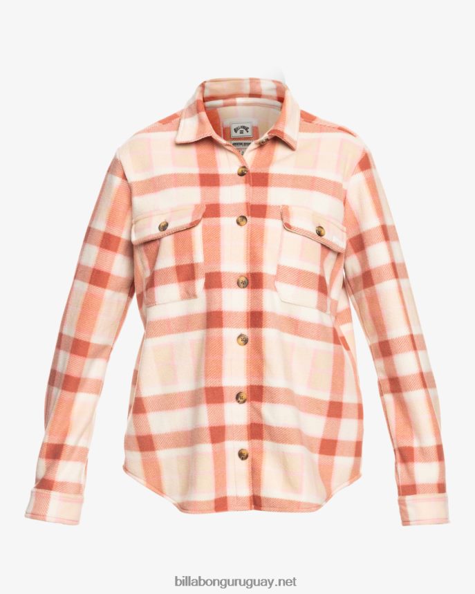 chamarra de franela polar forge a/div mujer besa la tierra DR68441965 Billabong