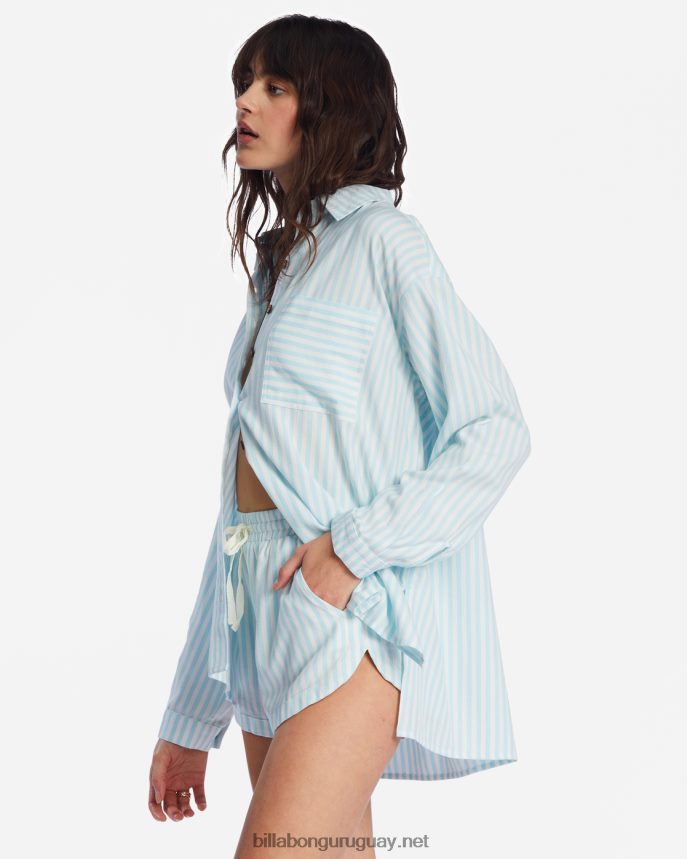 en la camisa de manga larga tide road trippin mujer cielos iluminados DR68442134 Billabong