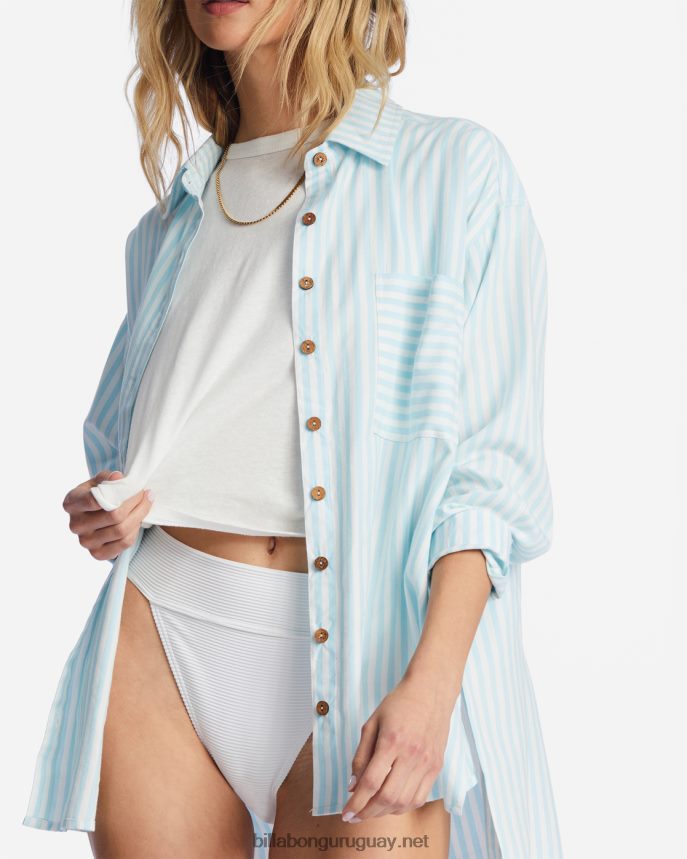 en la camisa de manga larga tide road trippin mujer cielos iluminados DR68442134 Billabong