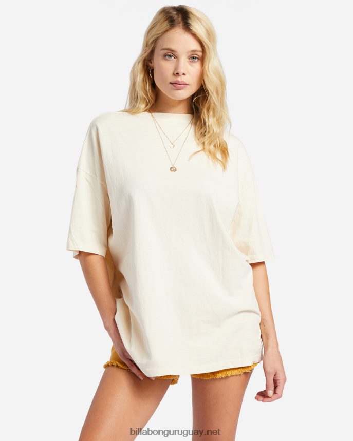 Camiseta Essentials True Boy mujer blanco antiguo DR68441946 Billabong