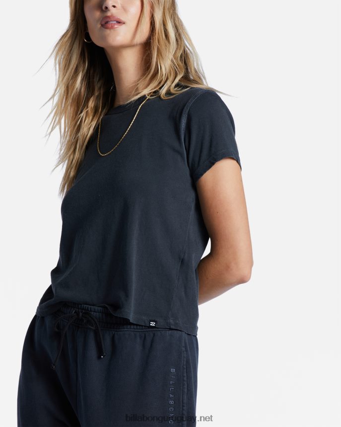 Camiseta de manga corta mejor que básica. mujer apagado negro DR68442190 Billabong
