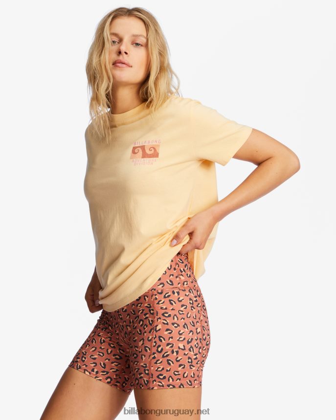 a/div tee camiseta de manga corta upf 50 mujer miel besada DR68441985 Billabong