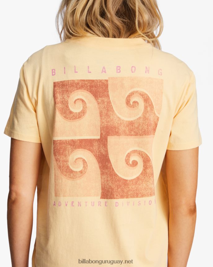 a/div tee camiseta de manga corta upf 50 mujer miel besada DR68441985 Billabong