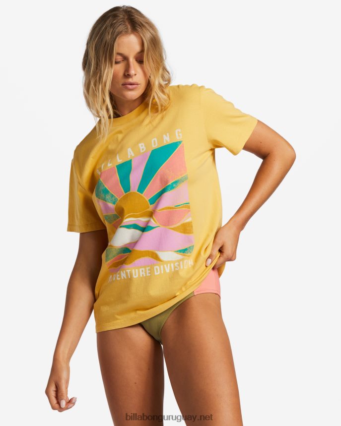 a/div tee camiseta de manga corta upf 50 mujer puesta del sol DR68441842 Billabong