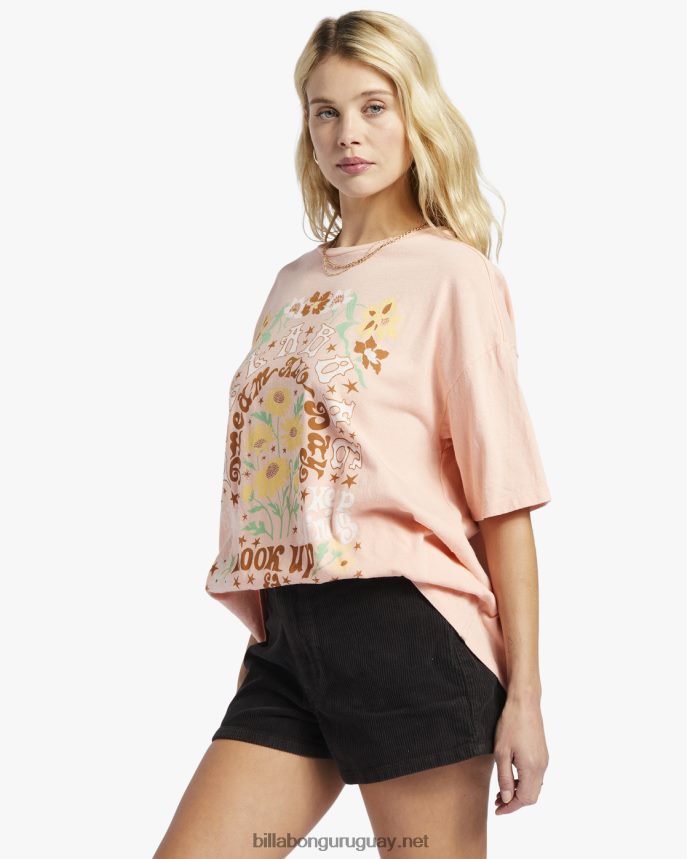 buscar camiseta oversize mujer suave y melocotón DR68441860 Billabong