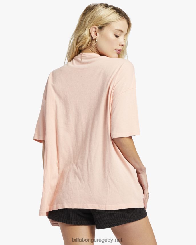 buscar camiseta oversize mujer suave y melocotón DR68441860 Billabong
