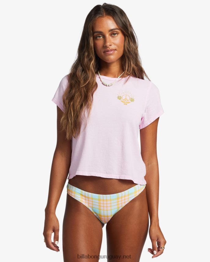 camiseta amor y luz mujer senderos de color rosa claro DR68441917 Billabong