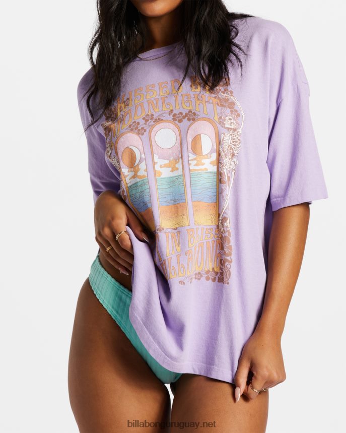 camiseta beso claro de luna mujer brisa lila DR68442030 Billabong