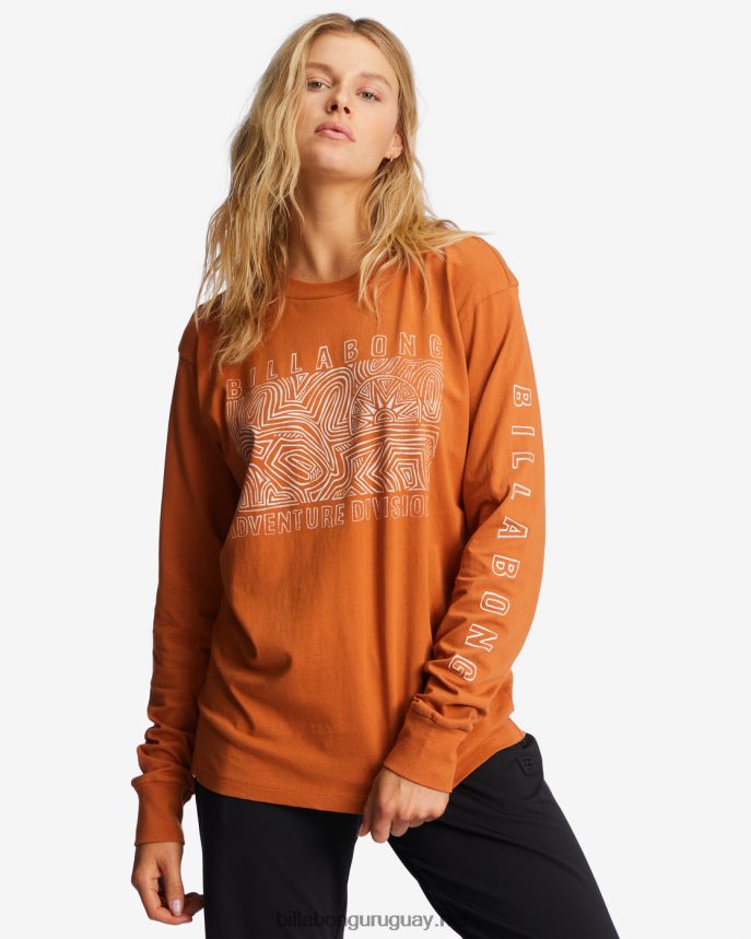camiseta de manga larga mujer adobe DR68442225 Billabong