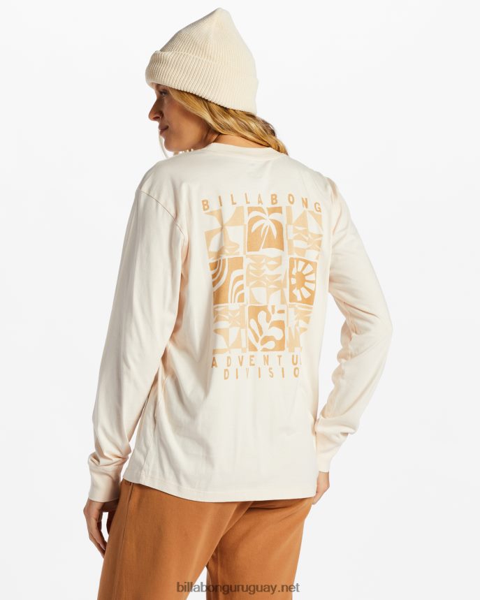 camiseta de manga larga mujer gorra blanca DR68442085 Billabong