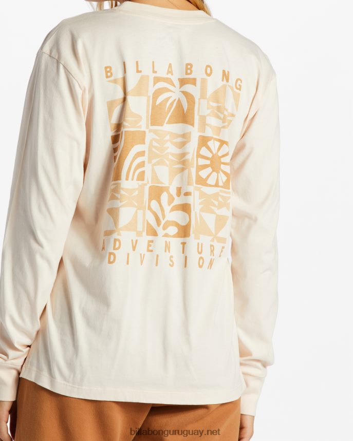 camiseta de manga larga mujer gorra blanca DR68442085 Billabong