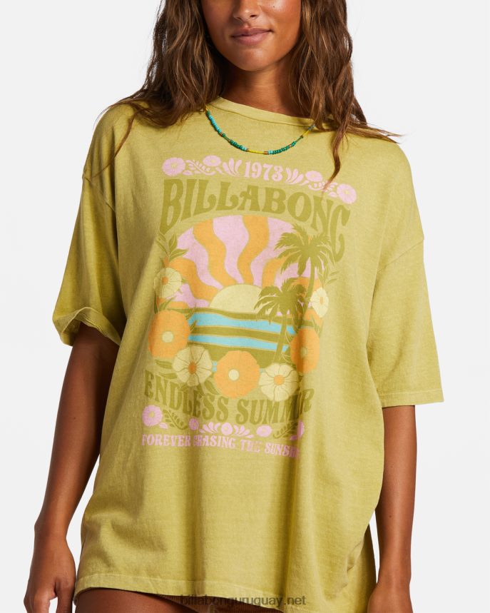 camiseta de verano sin fin mujer algas marinas DR68441902 Billabong