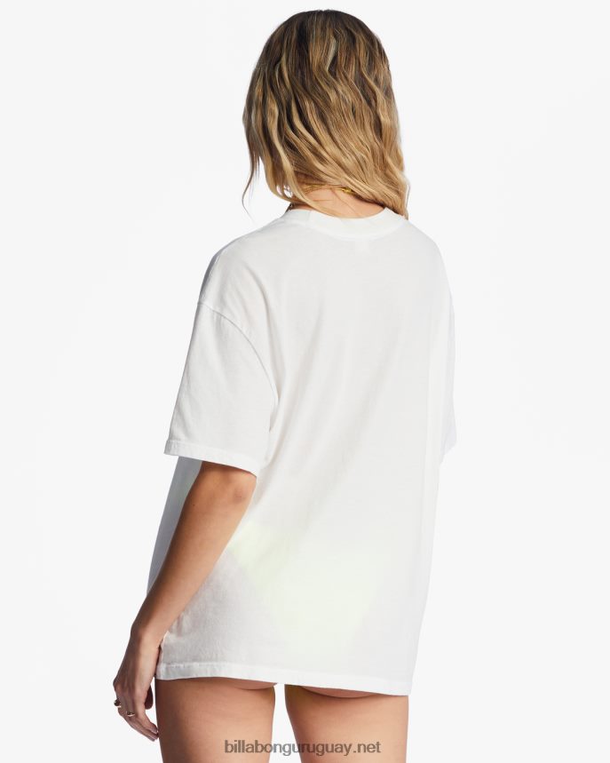 camiseta extragrande pipe new boy mujer cristal de sal DR68441998 Billabong