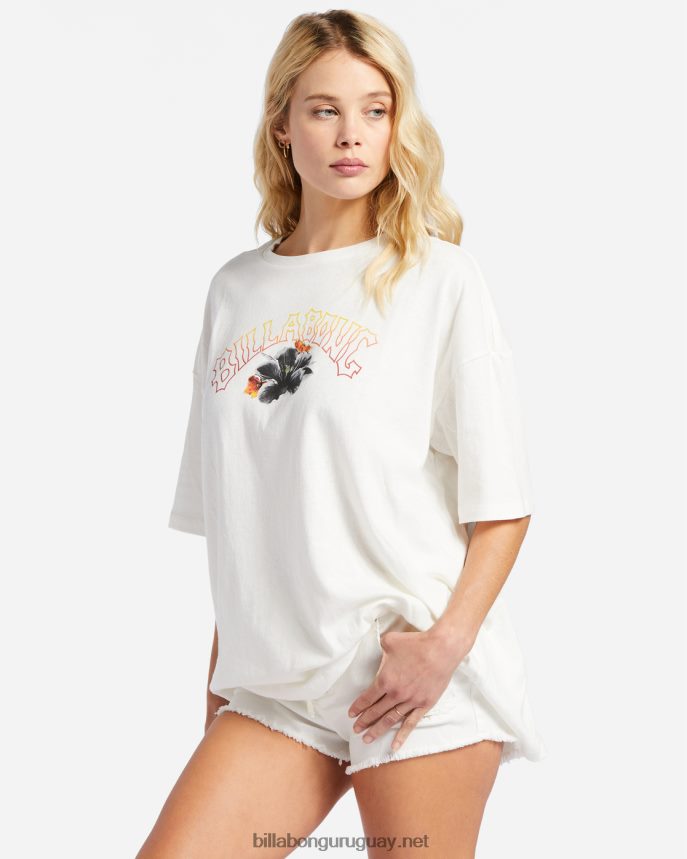camiseta oversize con arco de lava kamea mujer cristal de sal DR68442132 Billabong