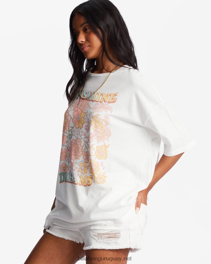 camiseta oversize con diseño de sol mujer cristal de sal DR68442096 Billabong