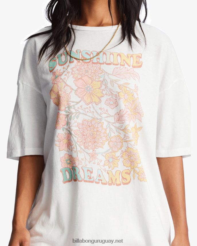 camiseta oversize con diseño de sol mujer cristal de sal DR68442096 Billabong