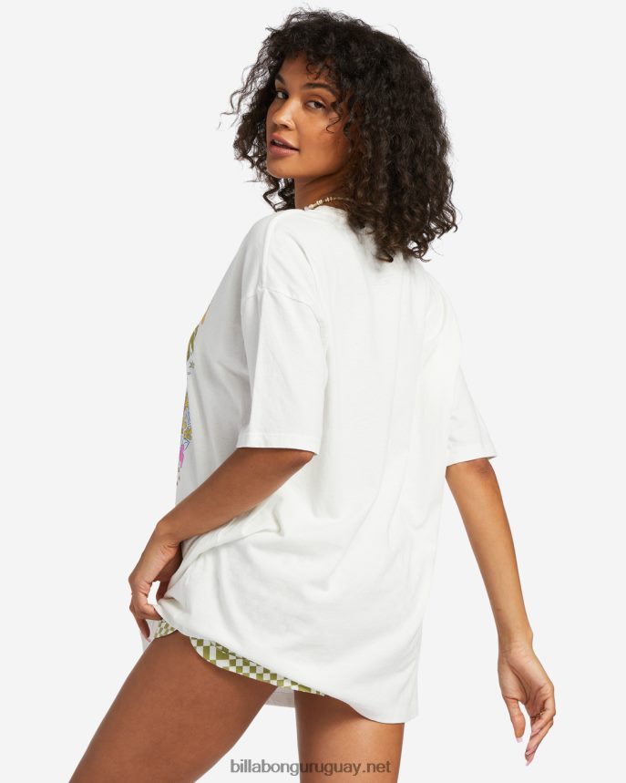 camiseta oversize dream all day mujer cristal de sal DR68441825 Billabong