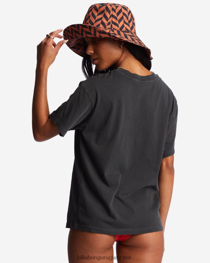 camiseta oversize encuéntrame en los trópicos mujer apagado negro DR68442123 Billabong