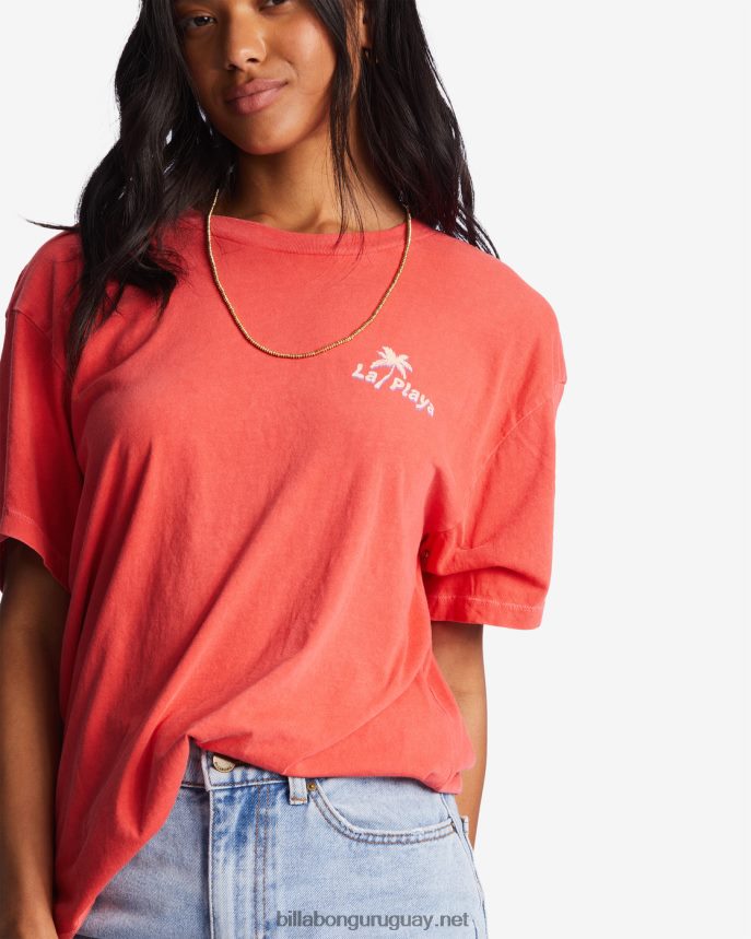 camiseta oversize la playa mujer amapola brillante DR68441944 Billabong