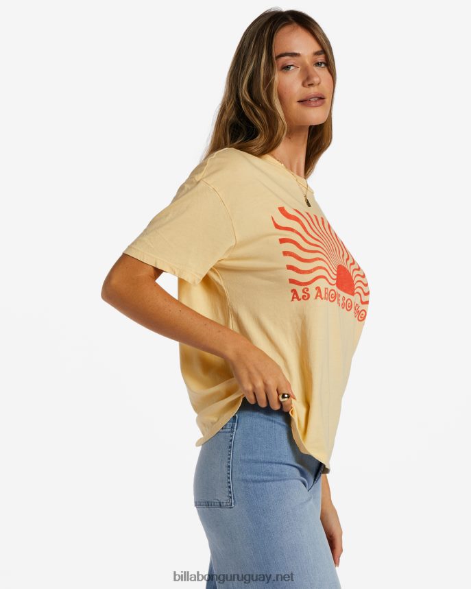 como arriba es abajo camiseta mujer suero de la leche DR68442026 Billabong